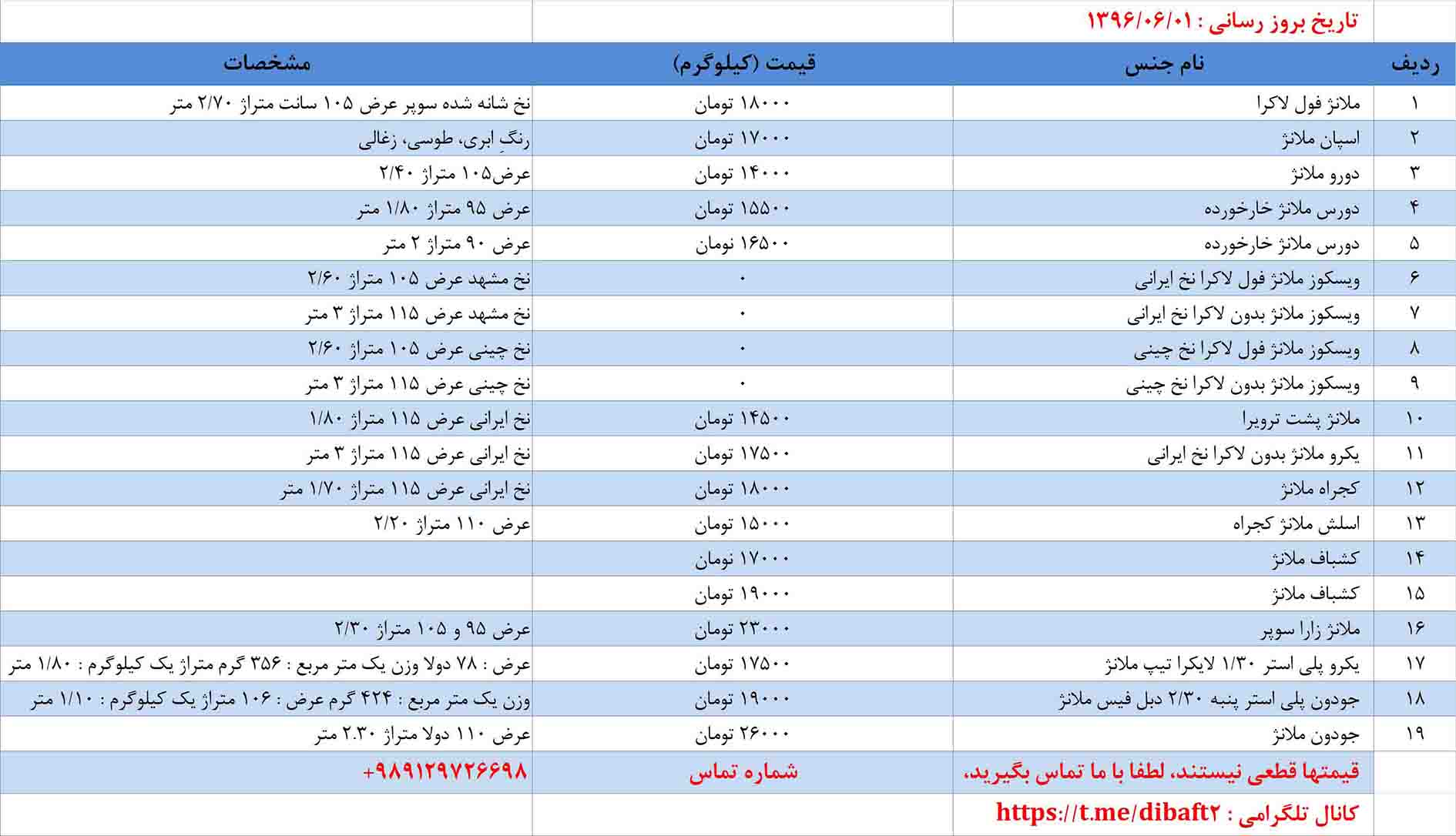 پارچه تریکو ملانژ کشی | انواع پارچه ملانژ لاکرا و بدون لاکرا